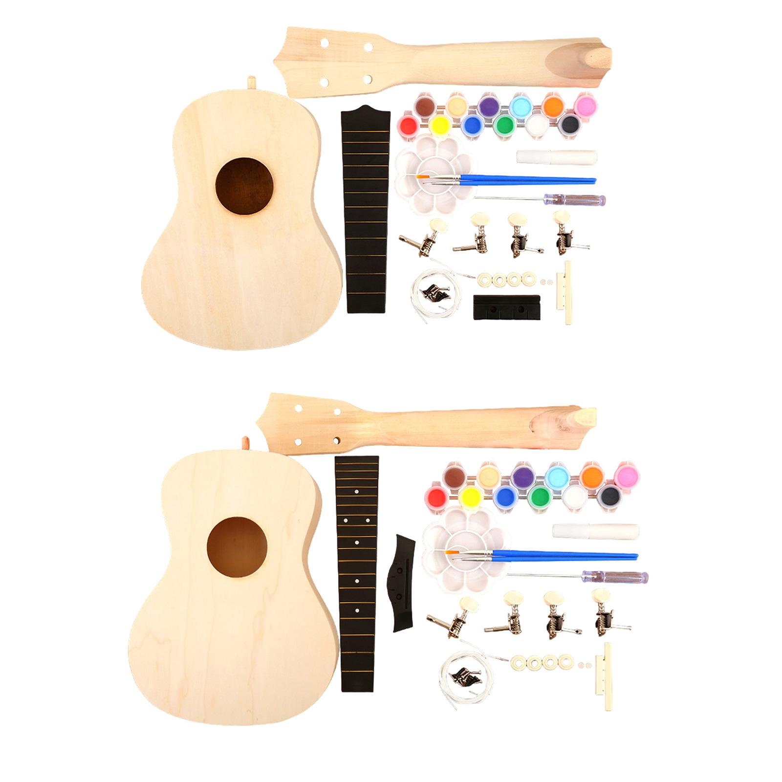 Ukulele Beginner Kit - القيثارة DIY مجموعات اليدوى الحرف المبتدئين