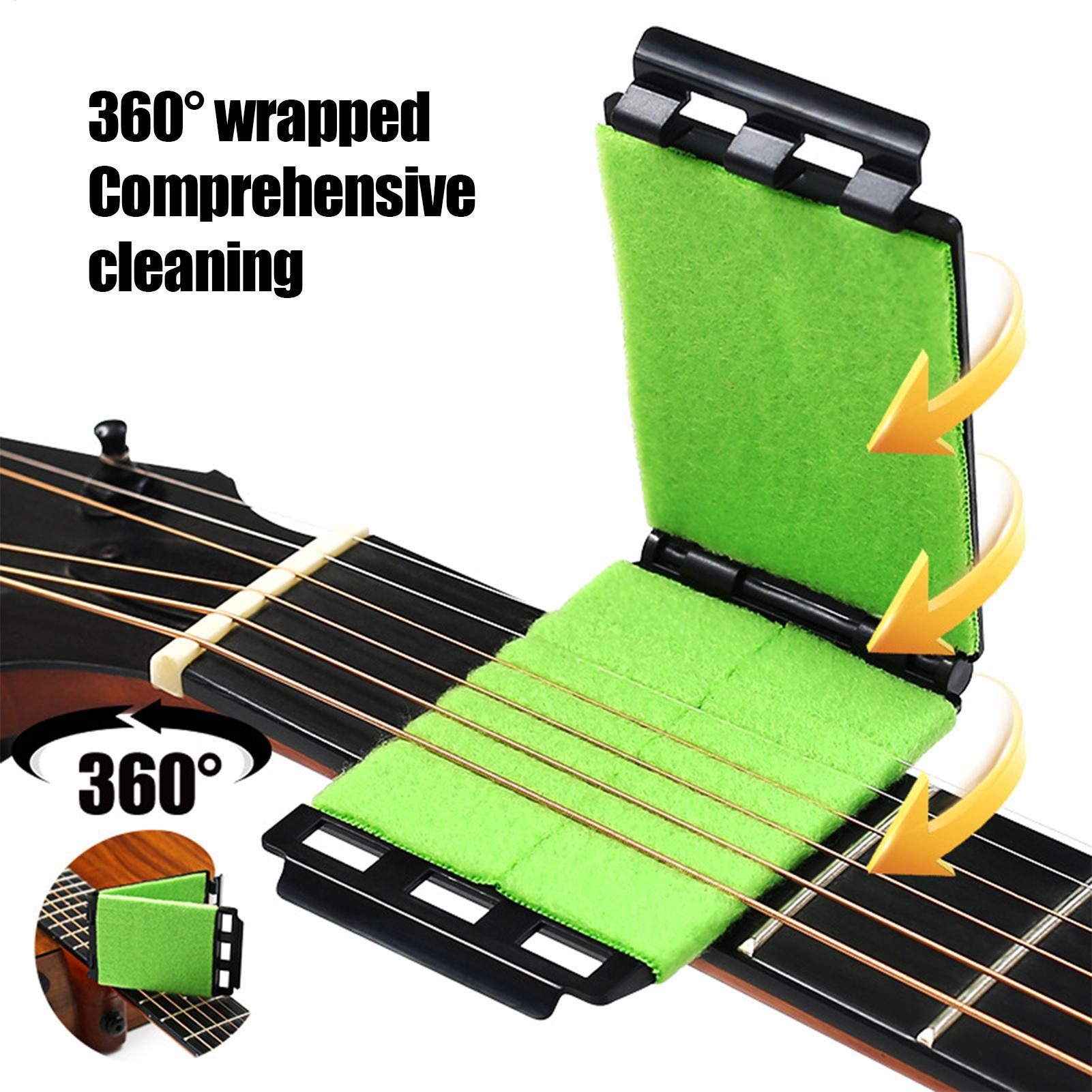 Ukulele Beginner Kit - منظف لوحة الأصابع للجيتار، قطعة قماش