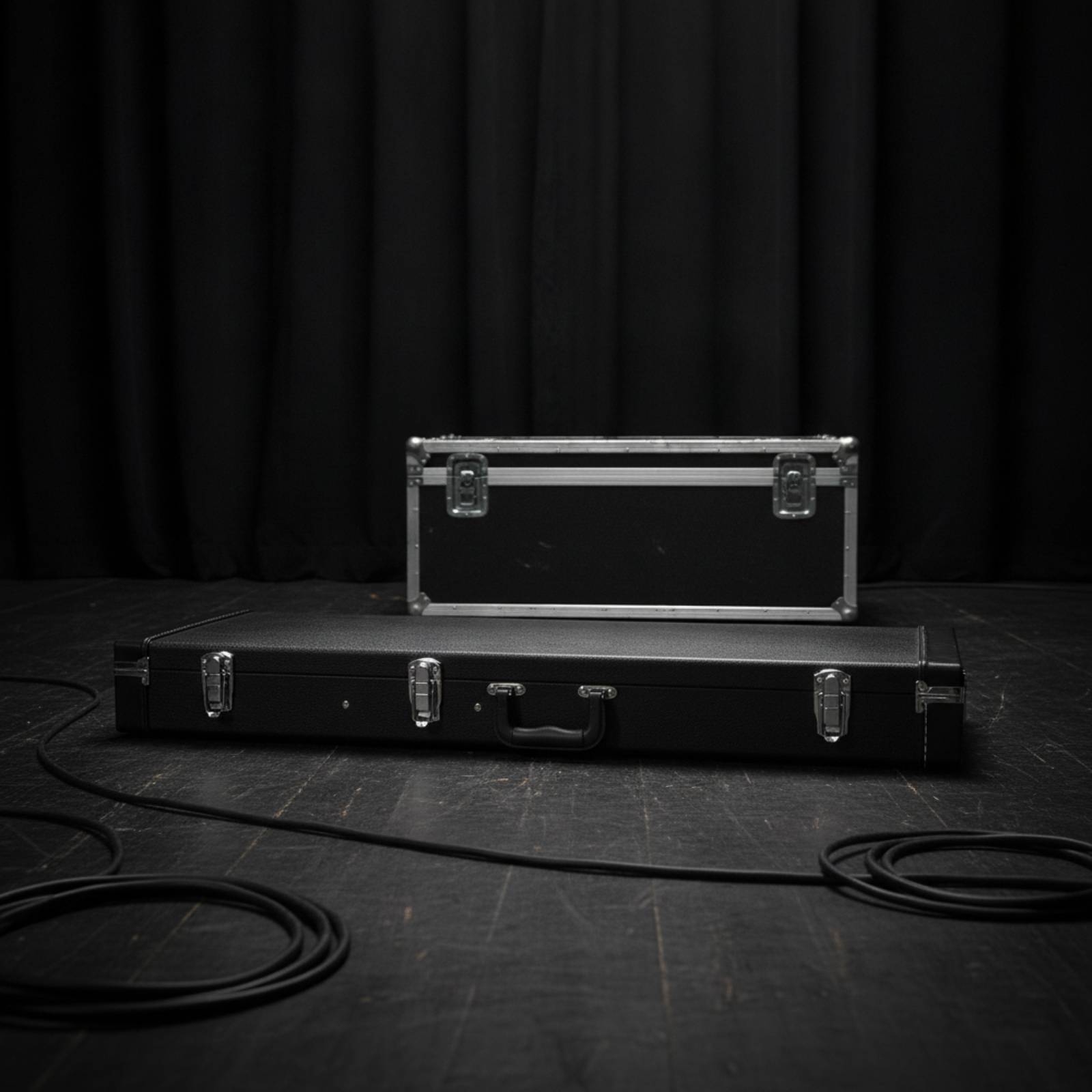 Case Guitar Gig Bag - حقيبة جيتار كهربائي مستطيلة الشكل، صلبة