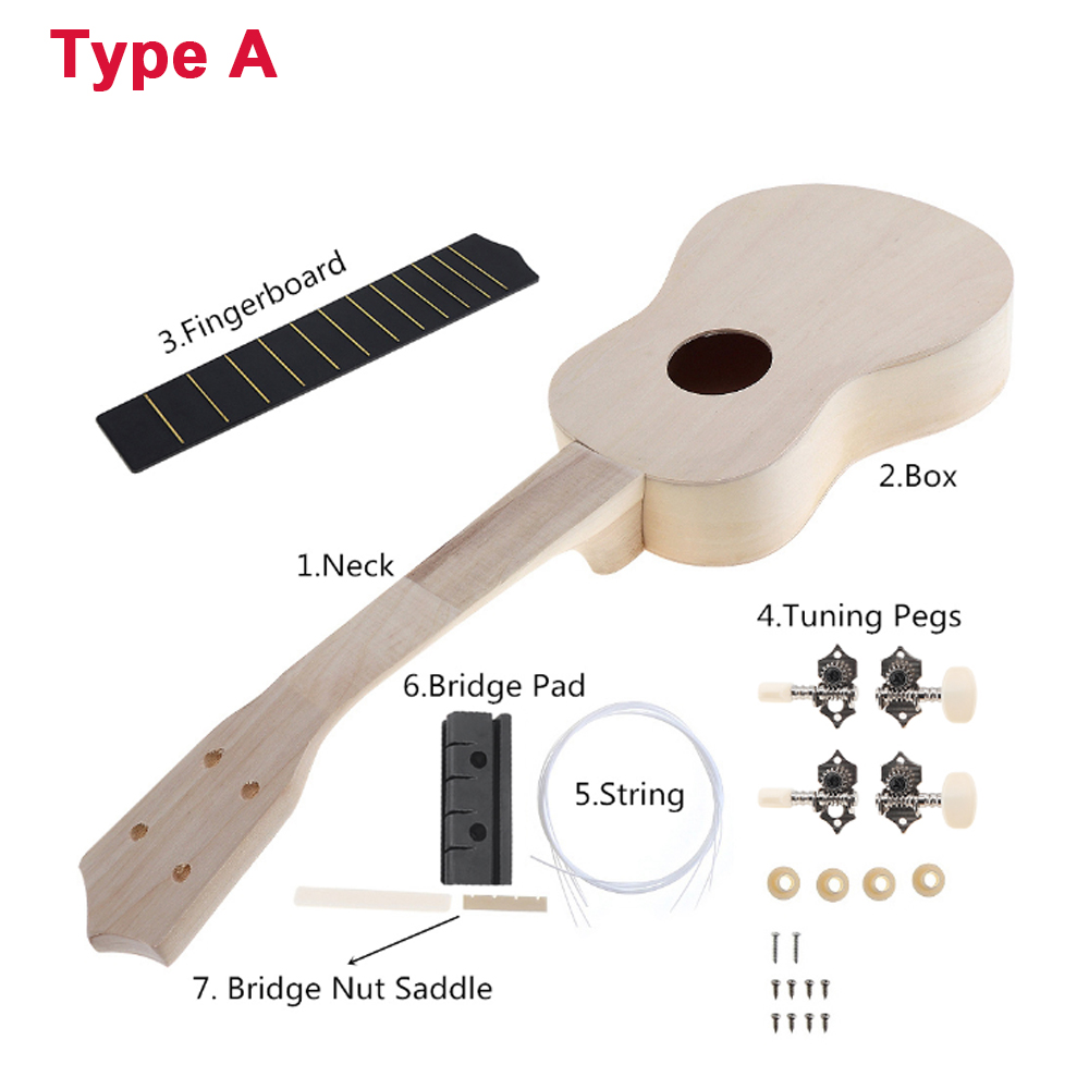 Ukulele Beginner Kit - لتقوم بها بنفسك القيثارة 21 بوصة