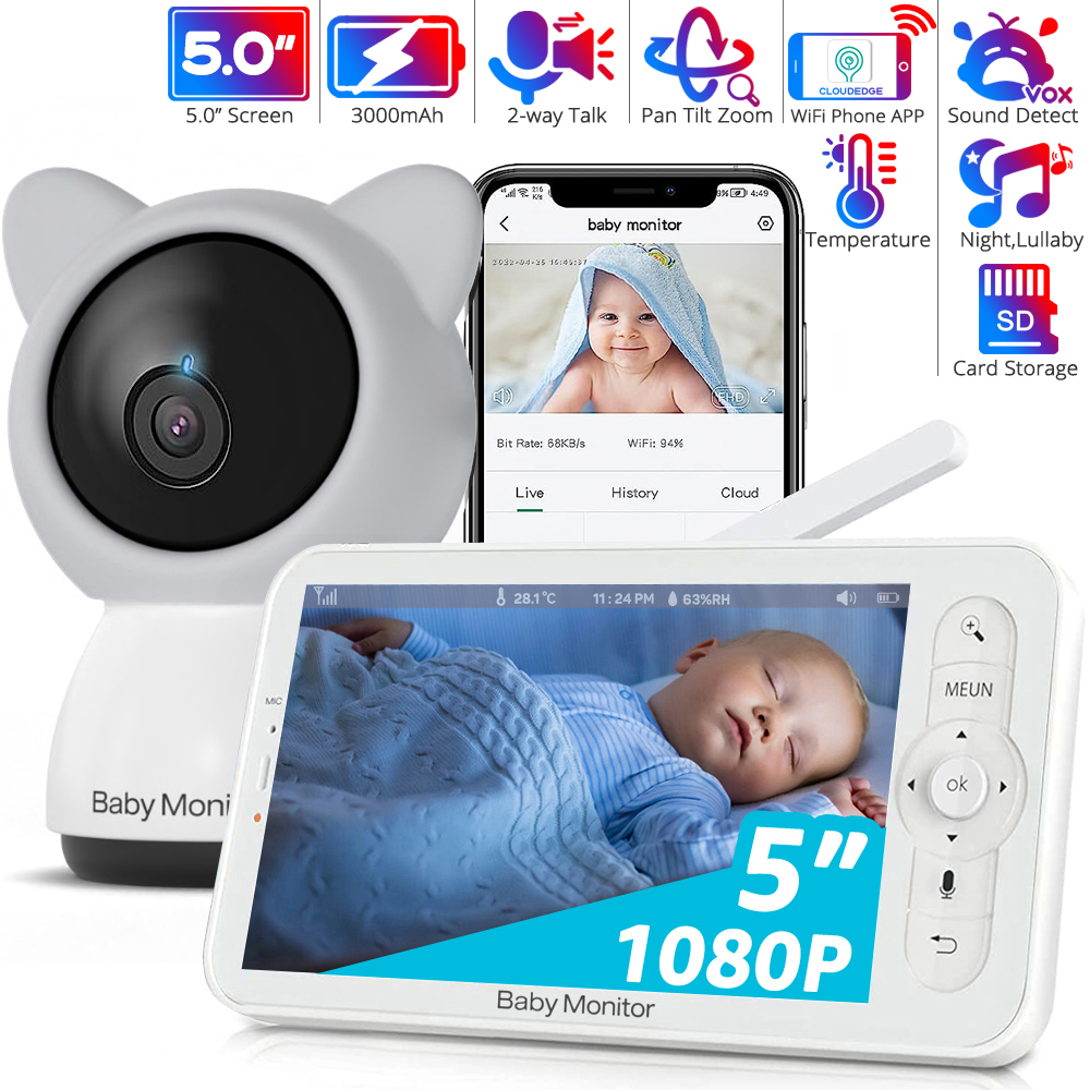 Zoom Audio Music - جهاز مراقبة الطفل واي فاي مع
