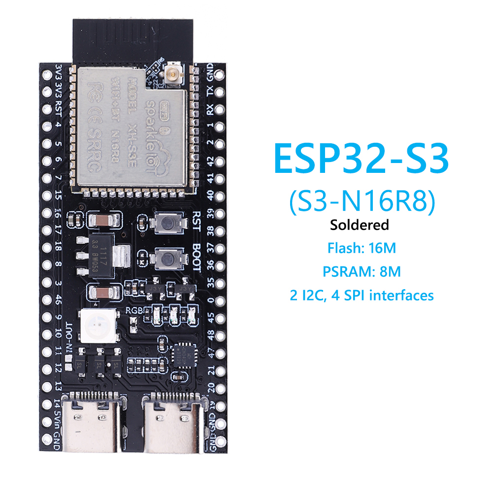 ESP32 S3 N16R8 N8R2 لوحة تطوير - مراجعة Audio Music Converter وسعره
