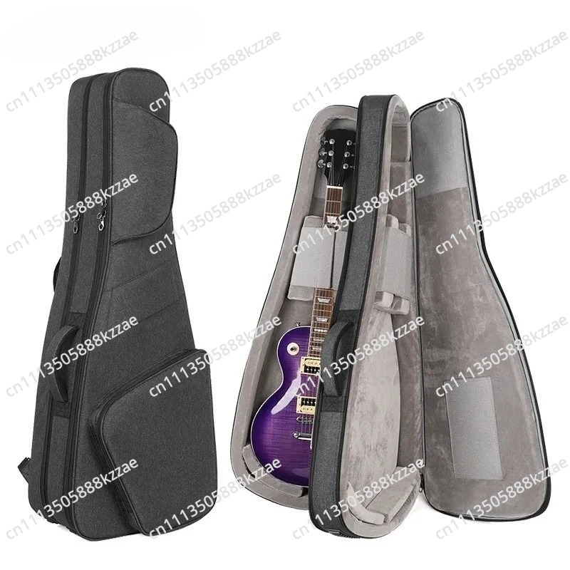 حقيبة جيتار كهربائي مزدوجة ناع - مراجعة Case Guitar Gig Bag وسعره