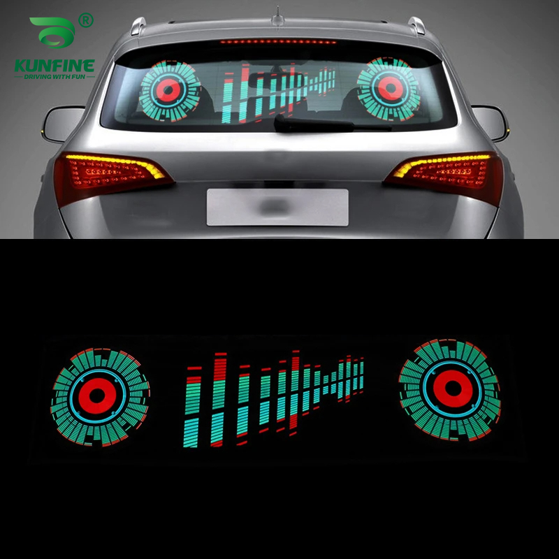 زجاج سيارة LED الصوت المنشط ال - مراجعة Audio Music Production وسعره