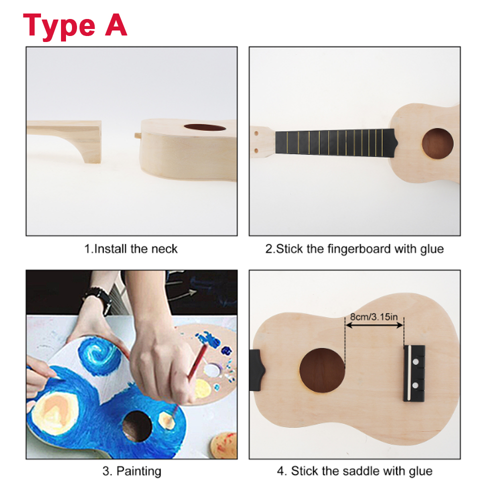 لتقوم بها بنفسك القيثارة 21 بو - مراجعة Ukulele Beginner Kit وسعره